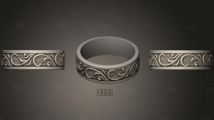 3D Wedding Ring 3d stl модель для ЧПУ